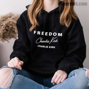 Hoodie Freedom Charlie Kirk Signature 33
