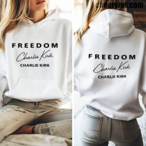Hoodie Freedom Charlie Kirk Signature 5