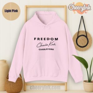 Hoodie Freedom Charlie Kirk Signature Light
