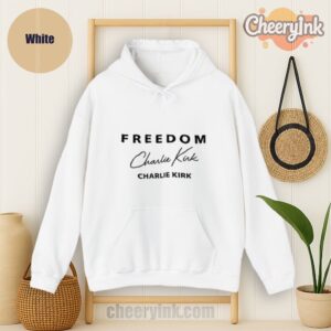 Hoodie Freedom Charlie Kirk Signature