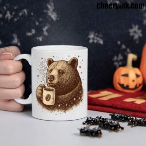 Mug Bear With Coffee Cup 1