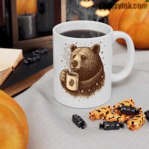 Mug Bear With Coffee Cup 10
