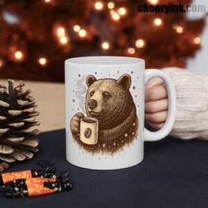 Mug Bear With Coffee Cup 3 Mug