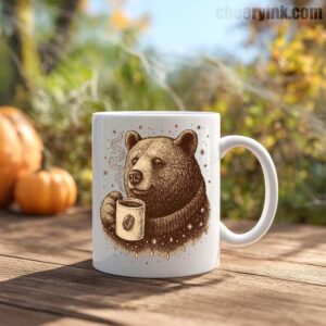 Mug Bear With Coffee Cup 4