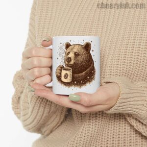Mug Bear With Coffee Cup 6