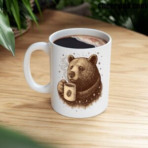 Mug Bear With Coffee Cup 8