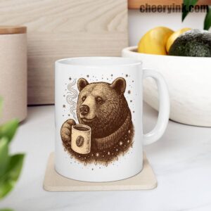 Mug Bear With Coffee Cup 9