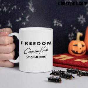 Mug Freedom Charlie Kirk Signature 1