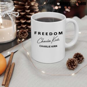 Mug Freedom Charlie Kirk Signature 12