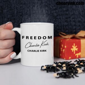 Mug Freedom Charlie Kirk Signature 2