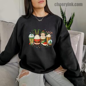 Sweatshirt Christmas Coffee Cups 10
