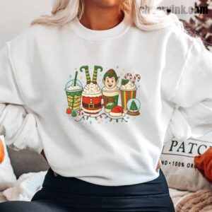 Sweatshirt Christmas Coffee Cups 13