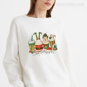 Sweatshirt Christmas Coffee Cups 18