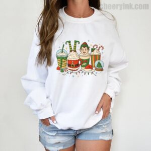 Sweatshirt Christmas Coffee Cups 3