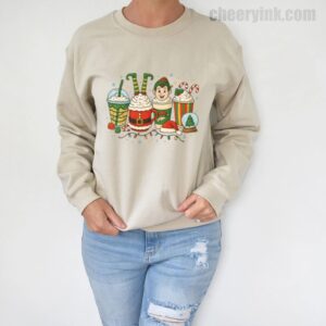 Sweatshirt Christmas Coffee Cups 5