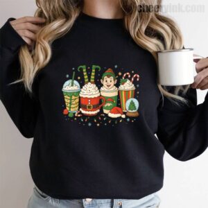 Sweatshirt Christmas Coffee Cups 9