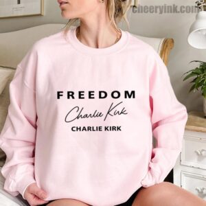 Sweatshirt Freedom Charlie Kirk Signature 11