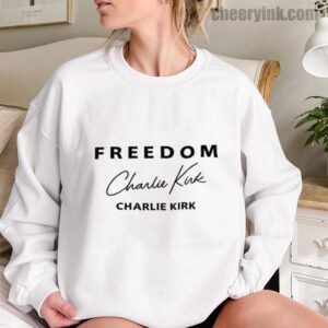 Sweatshirt Freedom Charlie Kirk Signature 12