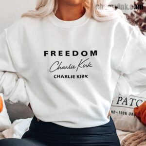Sweatshirt Freedom Charlie Kirk Signature 13