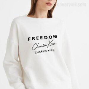 Sweatshirt Freedom Charlie Kirk Signature 18