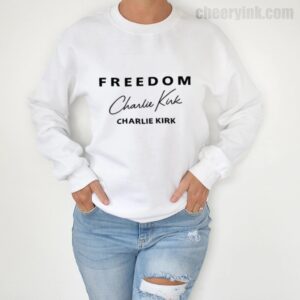 Sweatshirt Freedom Charlie Kirk Signature 4