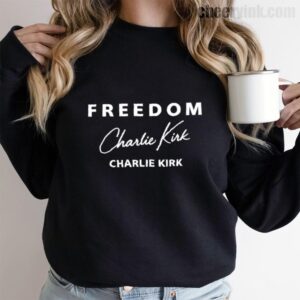 Sweatshirt Freedom Charlie Kirk Signature 9