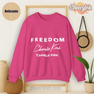 Sweatshirt Freedom Charlie Kirk Signature