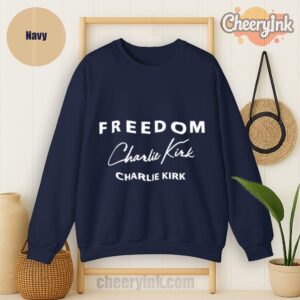 Sweatshirt Freedom Charlie Kirk Signature