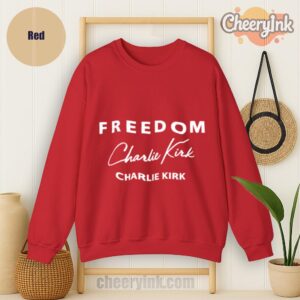 Sweatshirt Freedom Charlie Kirk Signature