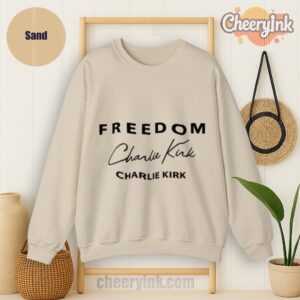 Sweatshirt Freedom Charlie Kirk Signature