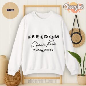 Sweatshirt Freedom Charlie Kirk Signature