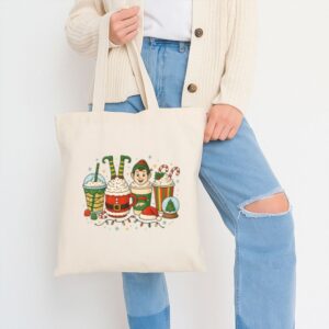 Tote Christmas Coffee Cups 11 Natural