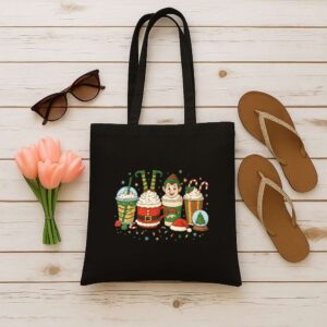 Tote Christmas Coffee Cups 12 Black