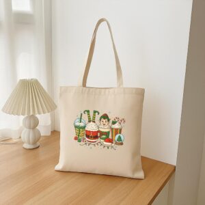 Tote Christmas Coffee Cups 16 Natural