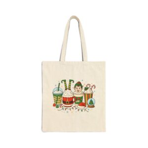 Tote Christmas Coffee Cups 18 Natural