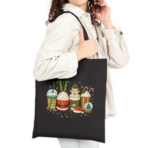 Tote Christmas Coffee Cups 19 Black