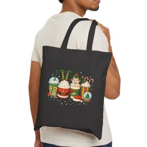 Tote Christmas Coffee Cups 21 Black