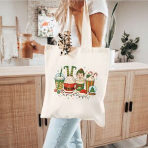Tote Christmas Coffee Cups 8 Natural