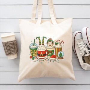 Tote Christmas Coffee Cups 9 Natural