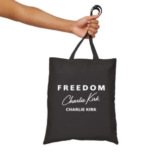 Tote Freedom Charlie Kirk Signature 15 Black