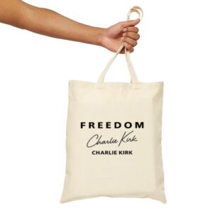 Tote Freedom Charlie Kirk Signature 17 Natural