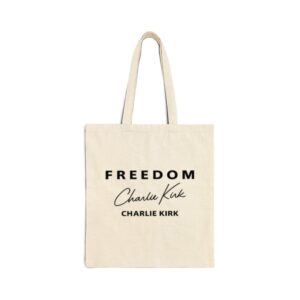 Tote Freedom Charlie Kirk Signature 18 Natural