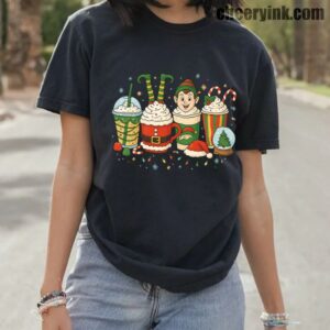 Tshirt Christmas Coffee Cups 10 T