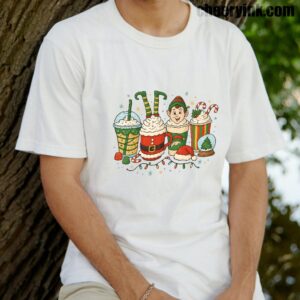 Tshirt Christmas Coffee Cups 14 T