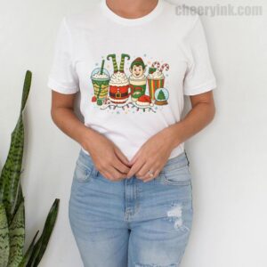 Tshirt Christmas Coffee Cups 4 T