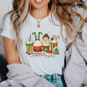 Tshirt Christmas Coffee Cups 42 T