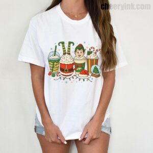 Tshirt Christmas Coffee Cups 6 T
