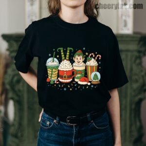 Tshirt Christmas Coffee Cups 7 T