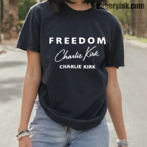 Tshirt Freedom Charlie Kirk Signature 10 T