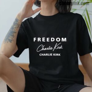 Tshirt Freedom Charlie Kirk Signature 12 T